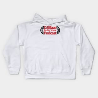 Dj Blaze Show Middle Of The Record Logo Kids Hoodie